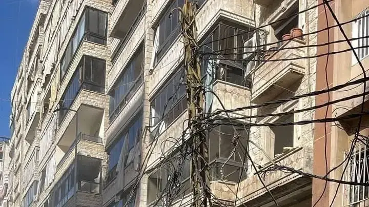 הפגיעה בעיר ביירות בלבנון. 20 בספטמבר 2024 הפגיעה בעיר ביירות בלבנון. 20 בספטמבר 2024