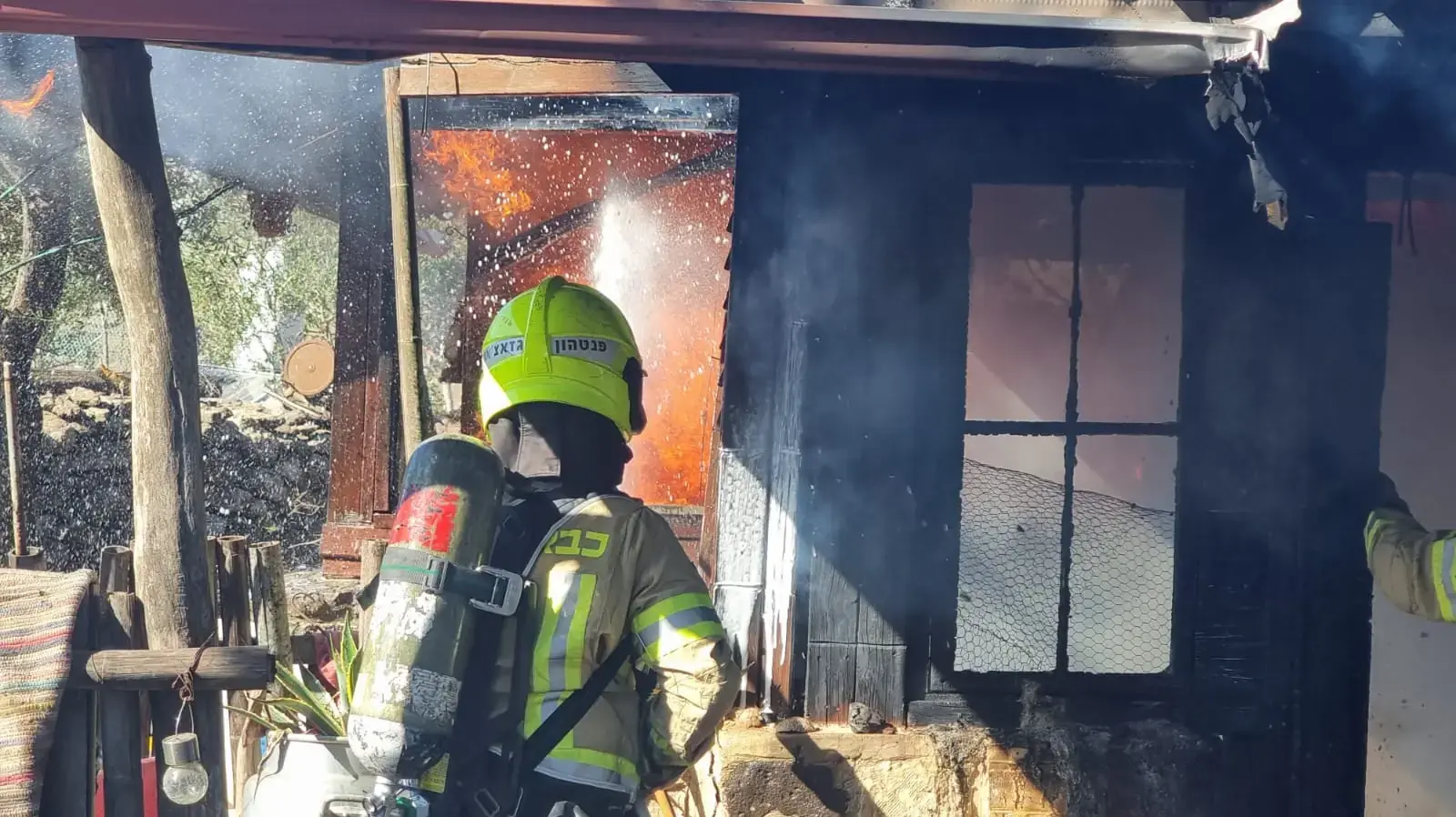 בוידאו: שריפות בצפון כתוצאה מהירי מלבנון 21 בספטמבר  2024