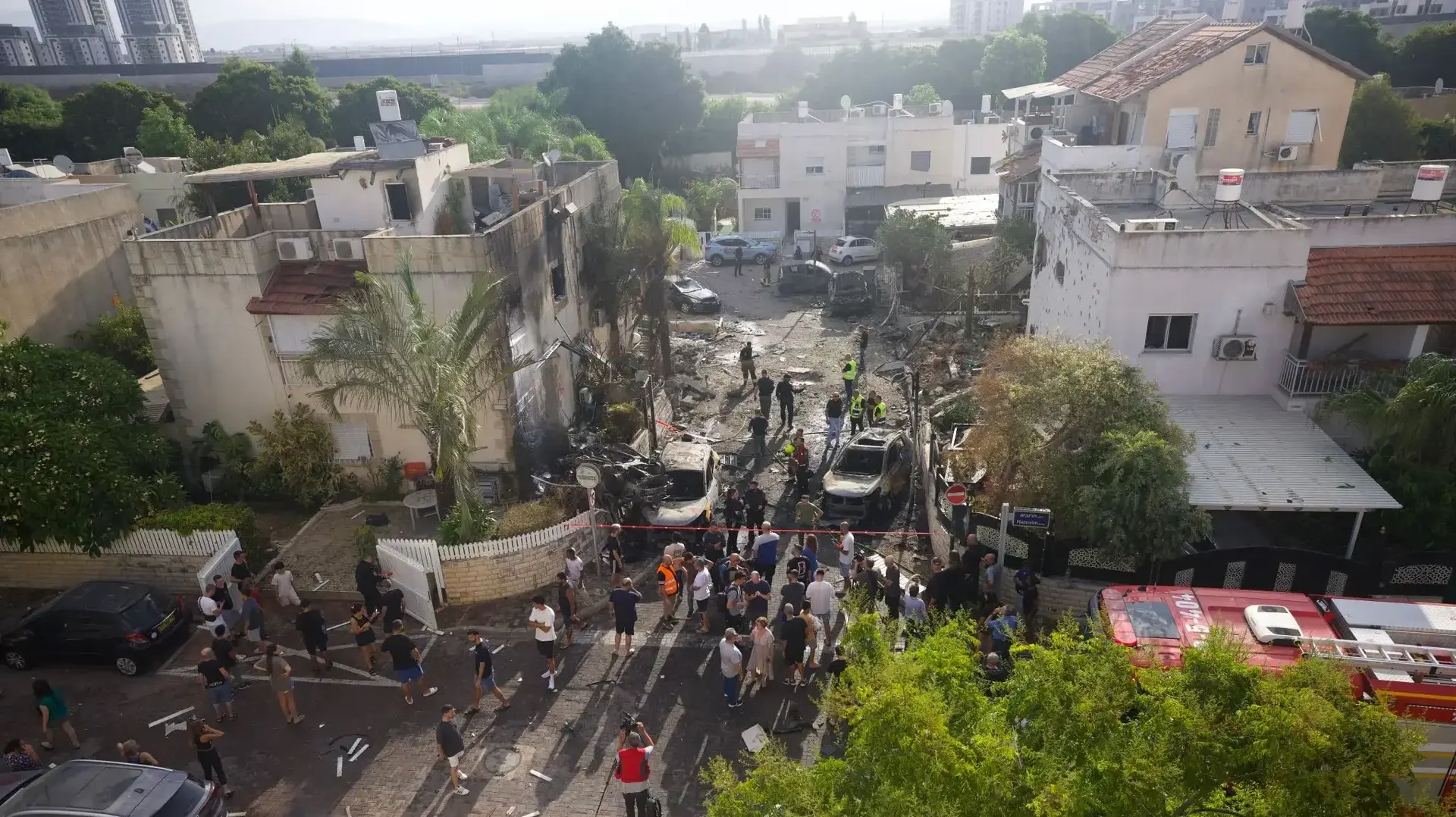 לאחר שריפה בזירת נפילה ,קריית ביאליק ,22 בספטמבר לאחר שריפה בזירת נפילה ,קריית ביאליק ,22 בספטמבר