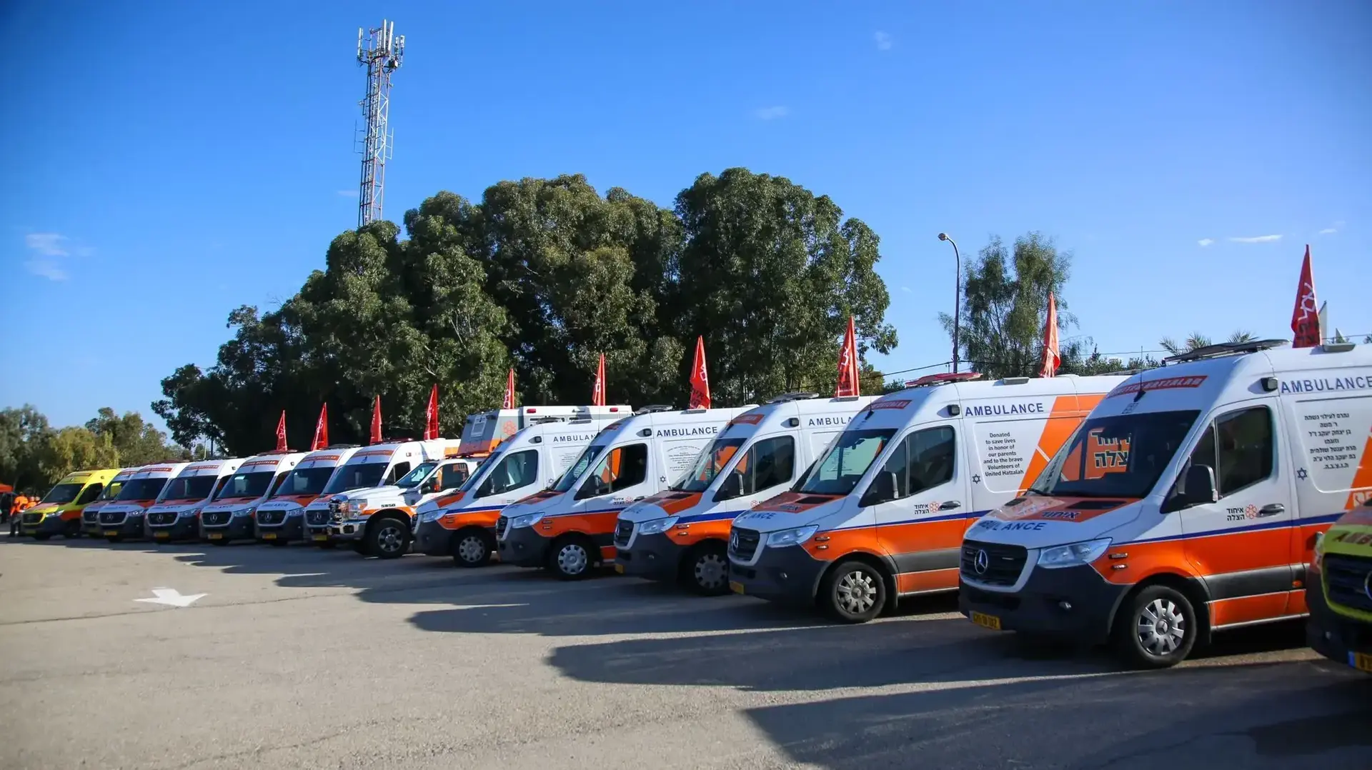 אמבולנסים חדשים נקלטו בשירות איחוד הצלה