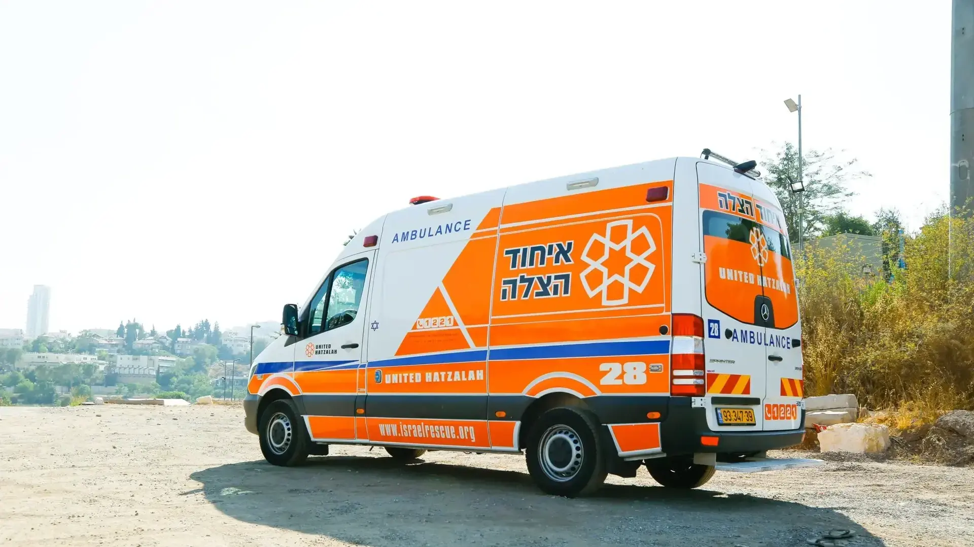 אמבולנסים חדשים נקלטו בשירות איחוד הצלה אמבולנסים חדשים נקלטו בשירות איחוד הצלה