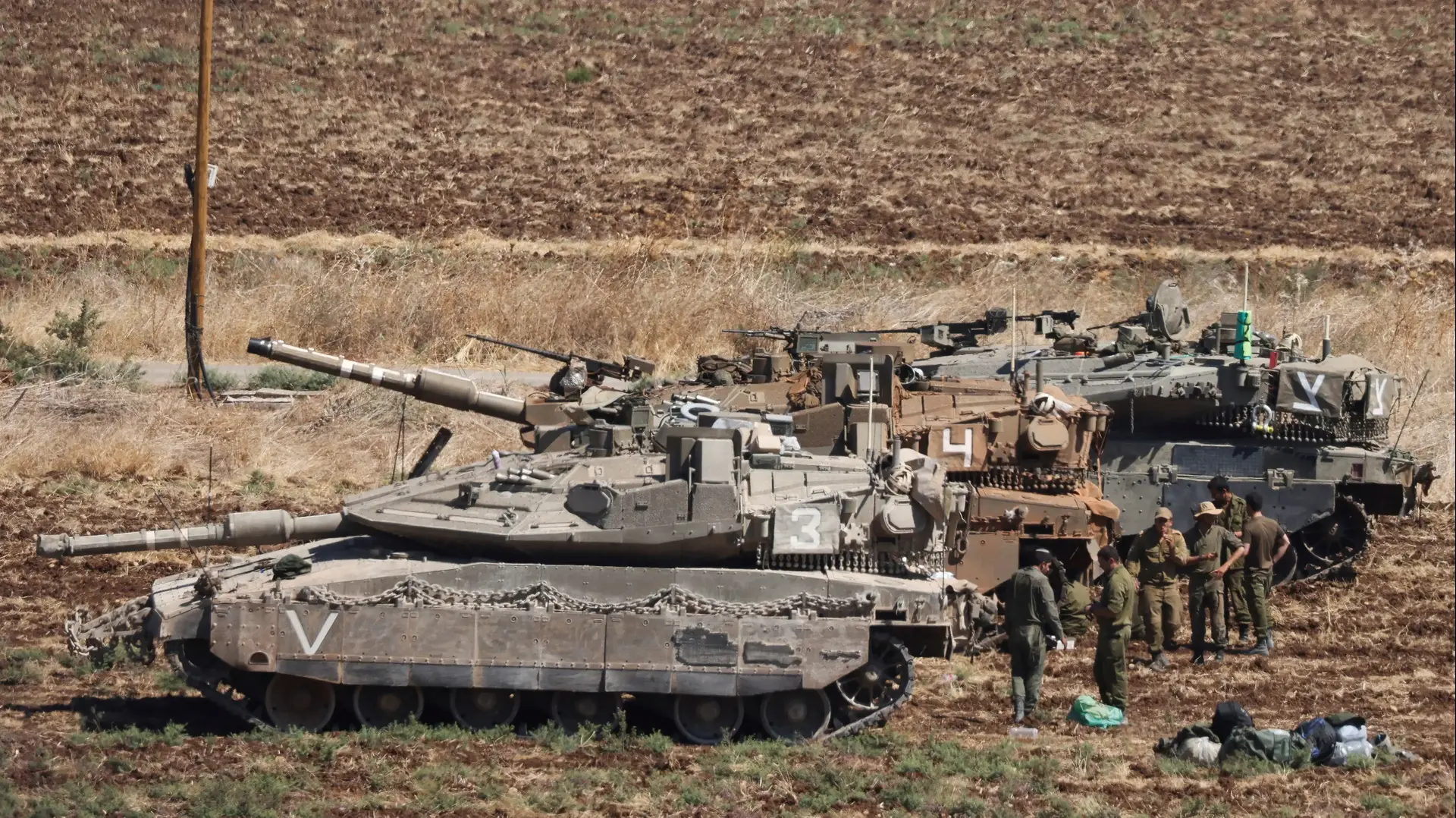 טנקים בגבול לבנון,27 בספטמבר 2024 טנקים בגבול לבנון,27 בספטמבר 2024