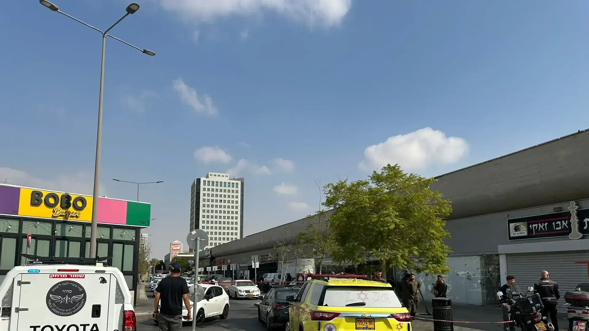 זירת פיגוע בתחנה מרכזית באר שבע, 6 באוקטובר 2024 זירת פיגוע בתחנה מרכזית באר שבע, 6 באוקטובר 2024