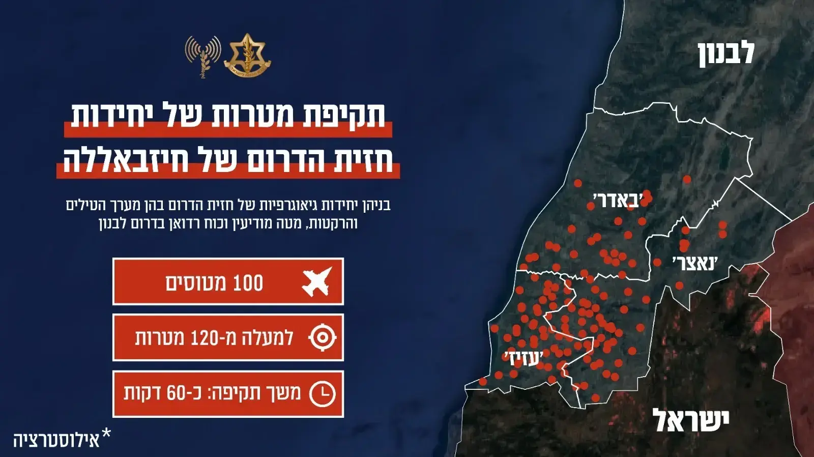 אינפוגרפיקה שך תקיפת מטרות, 7 באוקטובר 2024 אינפוגרפיקה שך תקיפת מטרות, 7 באוקטובר 2024