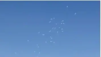 עשרות יירוטים נצפו בשמי הקריות