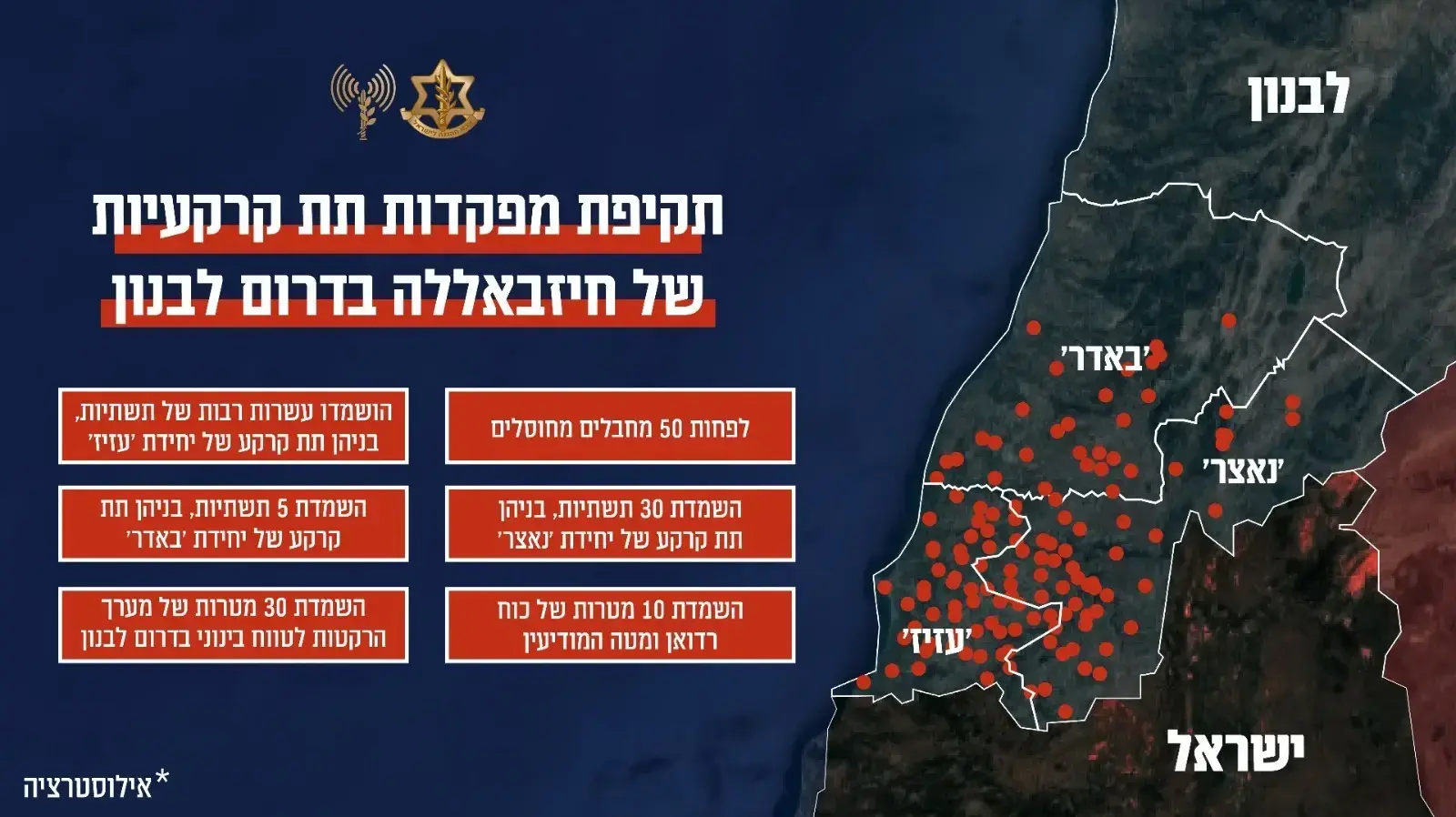 גרפיקת נתונים של תקיפת צה"ל, 8 באוקטובר 2024 גרפיקת נתונים של תקיפת צה"ל, 8 באוקטובר 2024