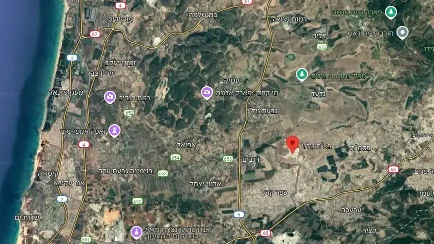 באח גולני, בנימינה, תצוגתו בגוגל מפות באח גולני, בנימינה, תצוגתו בגוגל מפות