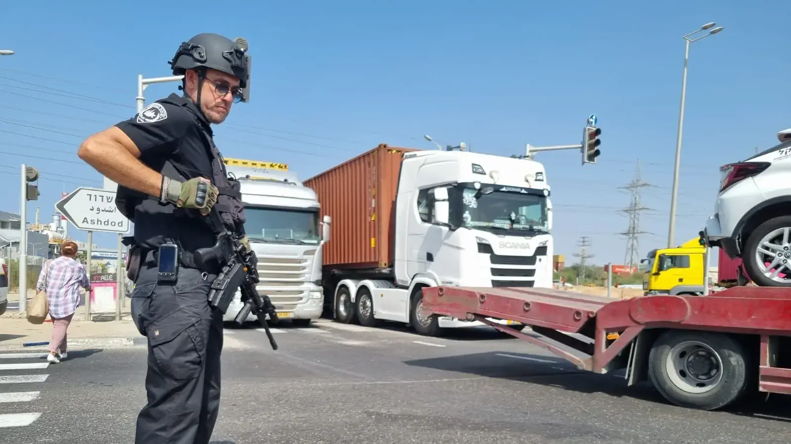 פצוע פיגוע בכביש 4 לדרום סמוך למחלף יבנה,  הגיע לצומת ניר גלים 15 באוקטובר 2024