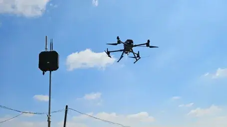 הכטב"ם של חברת R2 Wireless בפעולה הכטב"ם של חברת R2 Wireless בפעולה