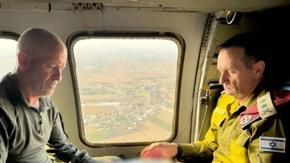 הרמטכ״ל, רב-אלוף הרצי הלוי וראש והשב״כ, רונן בר, בהערכת מצב הרמטכ״ל, רב-אלוף הרצי הלוי וראש והשב״כ, רונן בר, בהערכת מצב