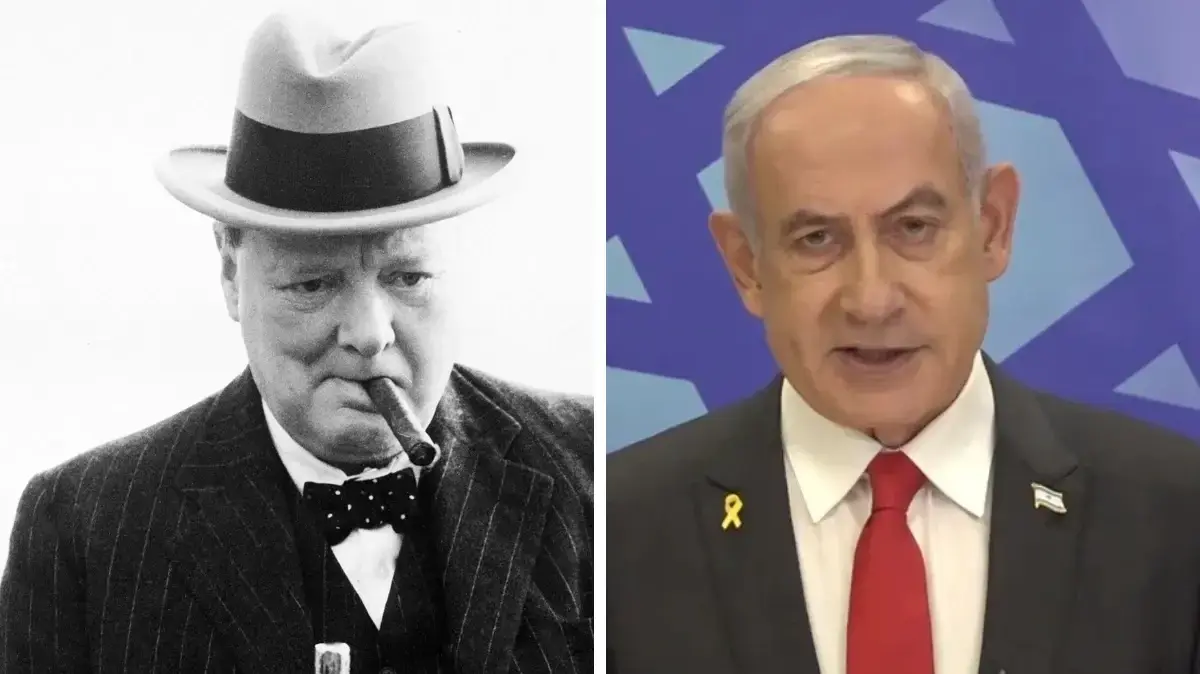 בינימין נתניהו , צ'רציל