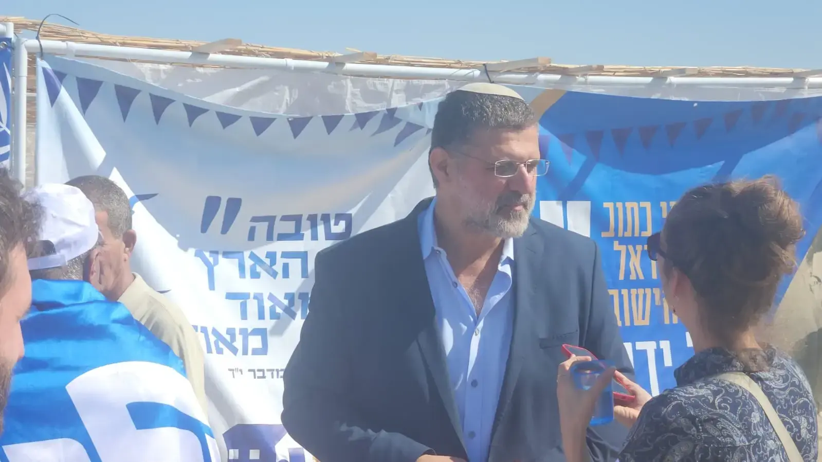 אביחי בוארון, עיר סוכות שהוקמה יחד עם גרעיני התיישבות כהערכות להתיישבות בעזה, 21 באוקטובר 2024 אביחי בוארון, עיר סוכות שהוקמה יחד עם גרעיני התיישבות כהערכות להתיישבות בעזה, 21 באוקטובר 2024