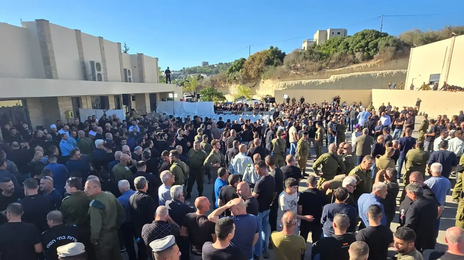 לווית אחסאן דקסה , בית העלמין בדאלית אל-כרמל , 21 באוקטובר 2024