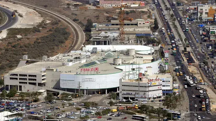 קניון לב המפרץ צומת הצ'ק פוסט חיפה