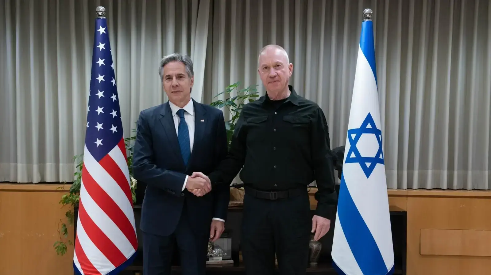 שר הביטחון גלנט ומזכיר המדינה בלינקן שר הביטחון גלנט ומזכיר המדינה בלינקן