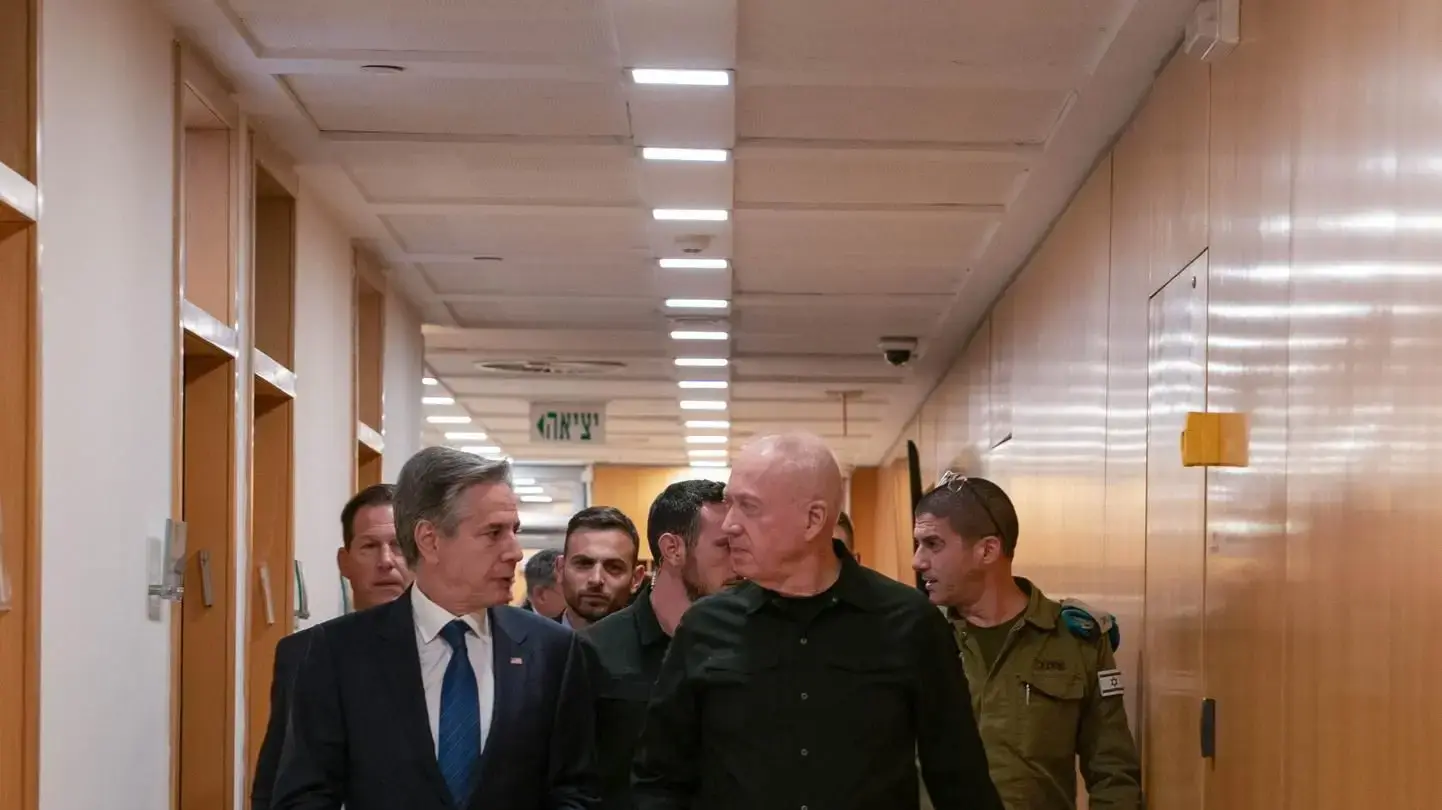 שר הביטחון גלנט ומזכיר המדינה בלינקן שר הביטחון גלנט ומזכיר המדינה בלינקן