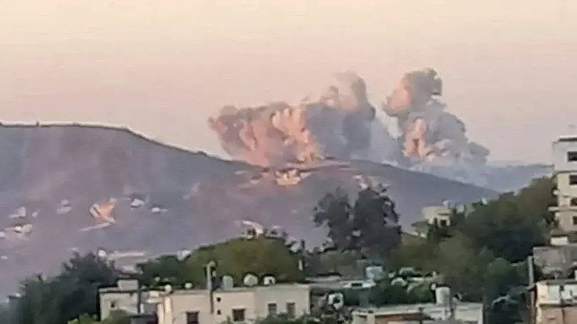 פיצוץ בדרום לבנון, בין עדייסה לטייבה. 26 באוקטובר 2024 פיצוץ בדרום לבנון, בין עדייסה לטייבה. 26 באוקטובר 2024