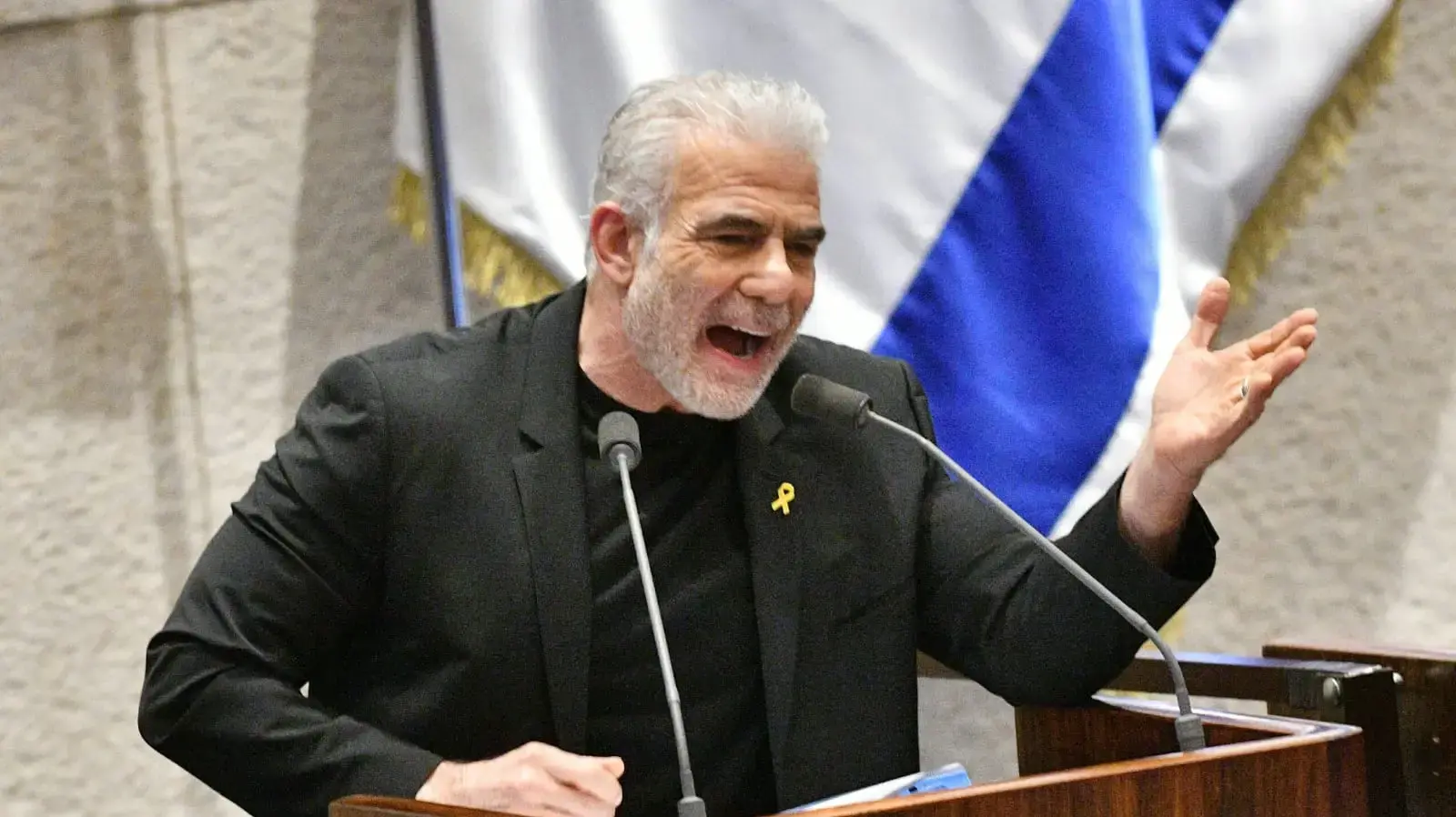 פתיחת כנס חורף מושב הכנסת:
נאומו של יאיר לפיד במליאת הכנסת, 28 באוקטובר 2024 פתיחת כנס חורף מושב הכנסת:
נאומו של יאיר לפיד במליאת הכנסת, 28 באוקטובר 2024