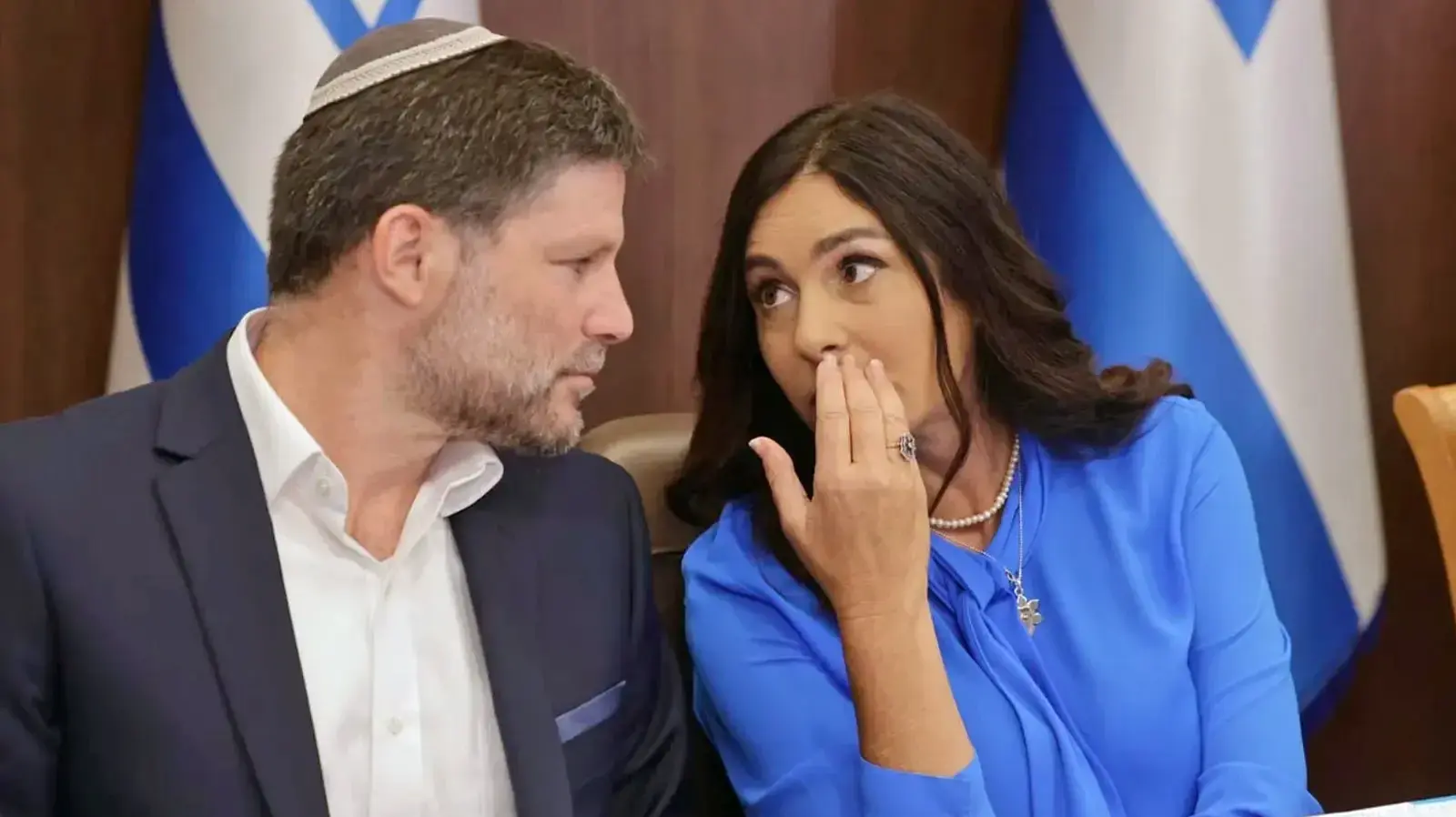 מירי רגב ובצלאל סמוטריץ',ישיבת ממשלה, 30 ביולי 2023 מירי רגב ובצלאל סמוטריץ',ישיבת ממשלה, 30 ביולי 2023