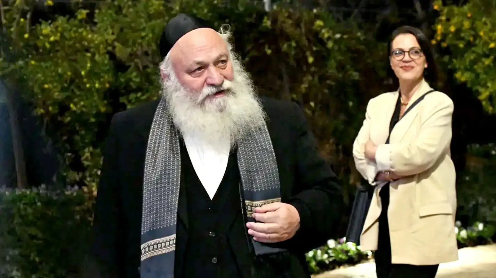 יצחק גולדקנופף בהתכנסות ממשלת ישראל ה37 בבית נשיא המדינה, 29 בדצמבר 2022