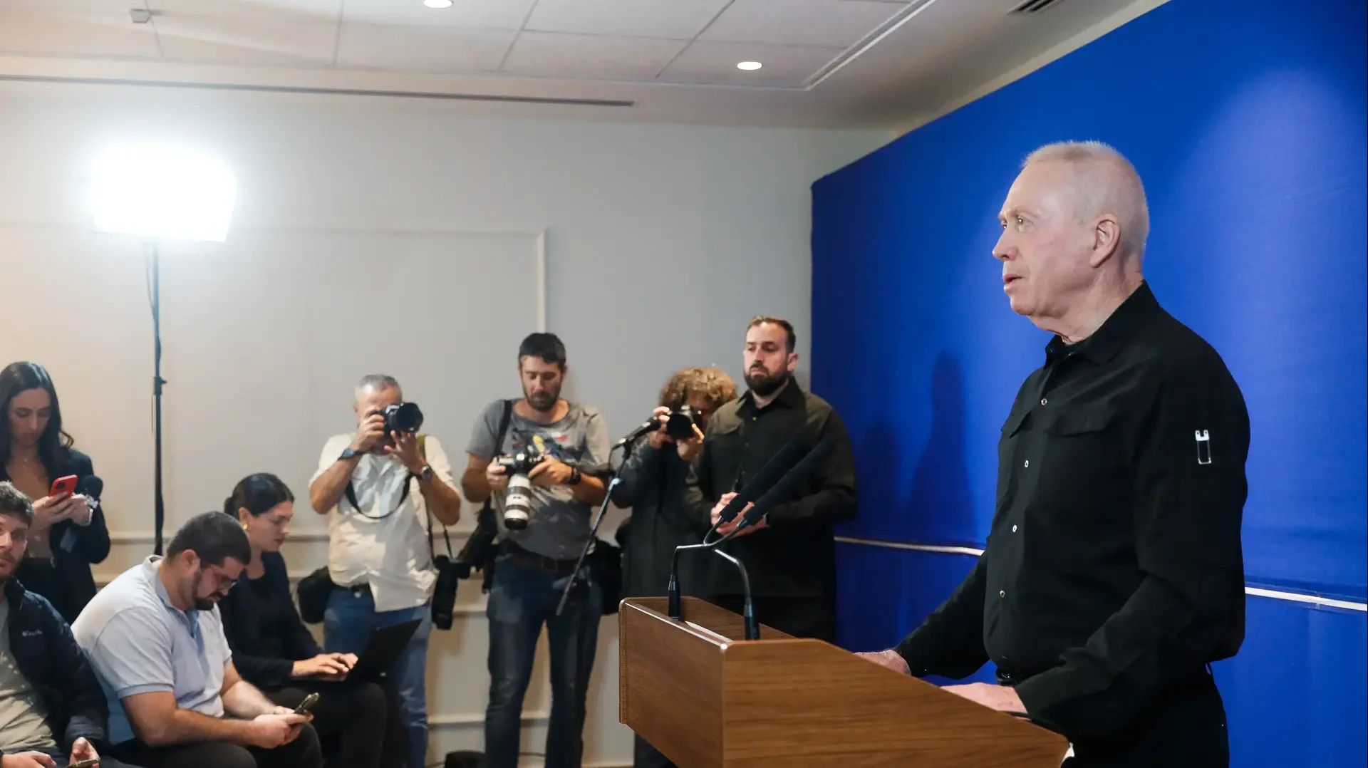 גלנט בהצהרה אחרי הפיטורים, 5 בנובמבר 2024 גלנט בהצהרה אחרי הפיטורים, 5 בנובמבר 2024