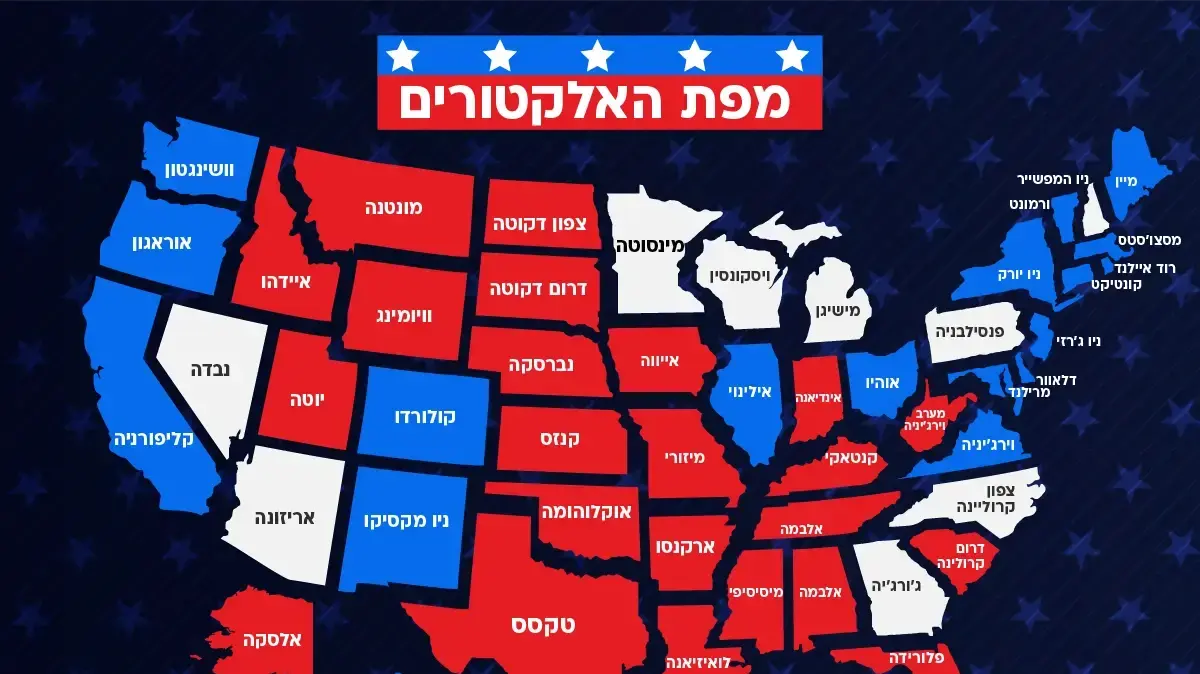 מפת האלקטורים מפת האלקטורים