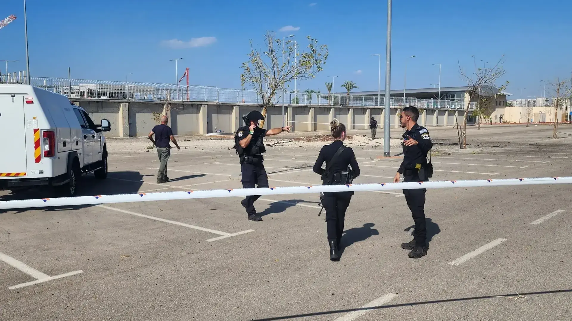 זירת נפילה, נתב"ג, 6 בנובמבר 2024 זירת נפילה, נתב"ג, 6 בנובמבר 2024
