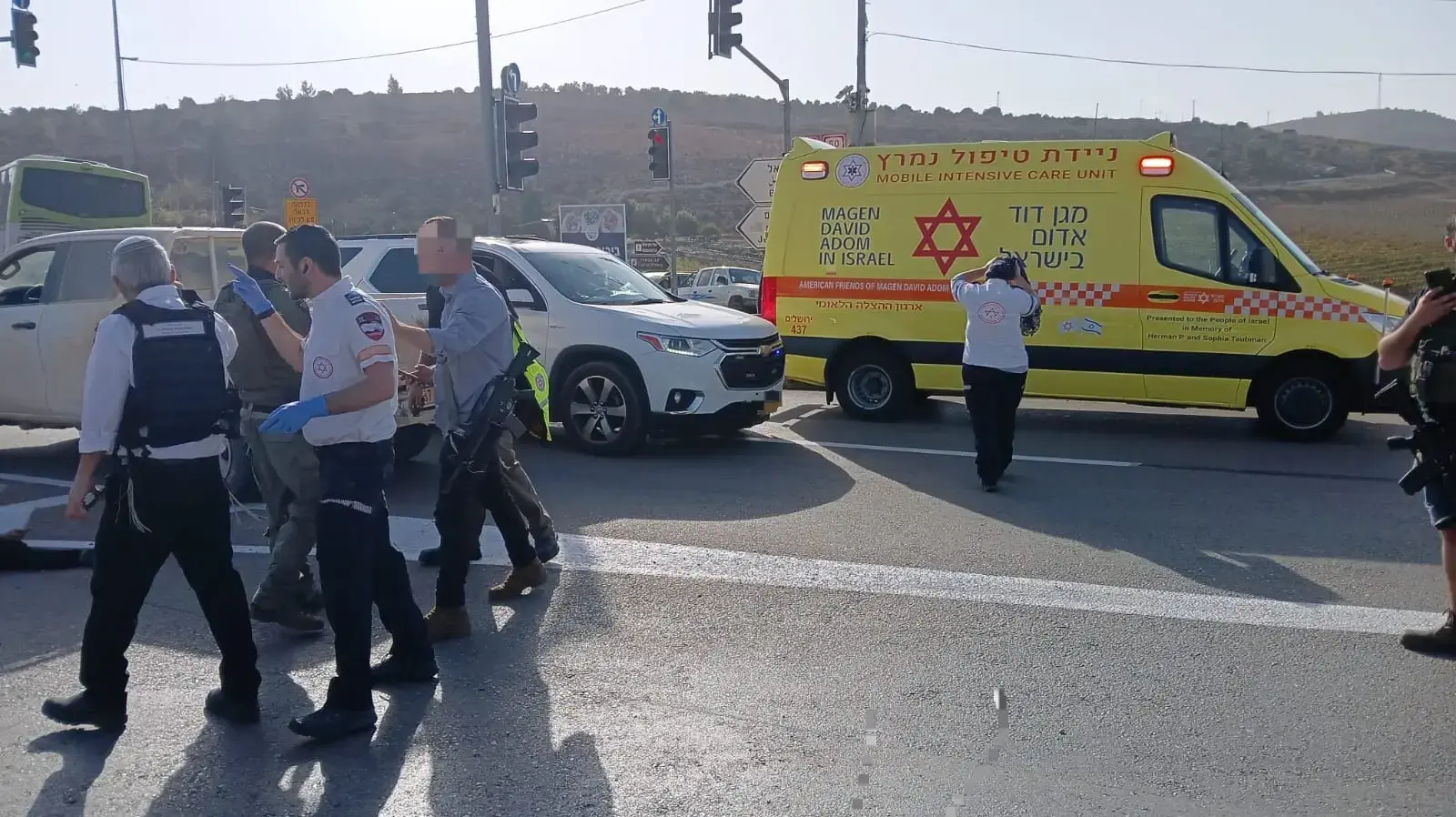 זירת פיגוע, צומת שילה, 6 בנובמבר 2024 זירת פיגוע, צומת שילה, 6 בנובמבר 2024
