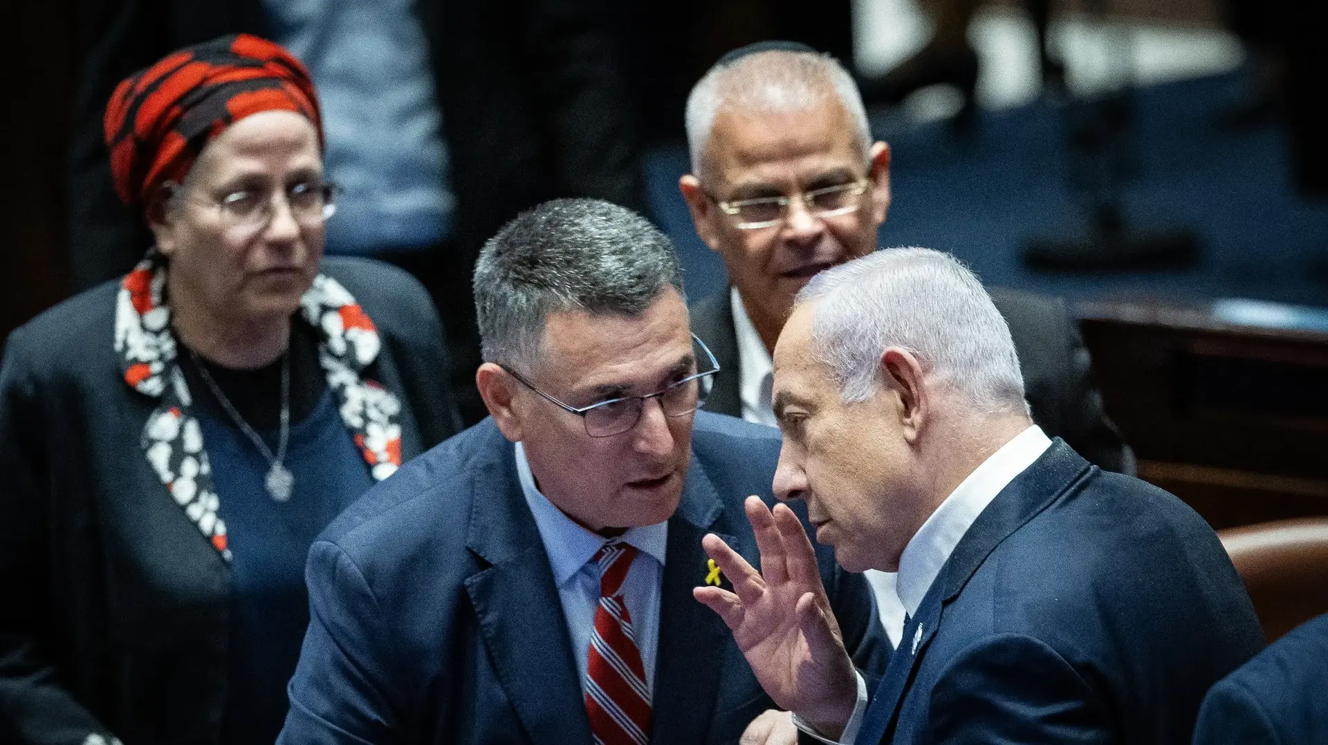 בנימין נתניהו, גדעון סער,  8 בנובמבר 2024