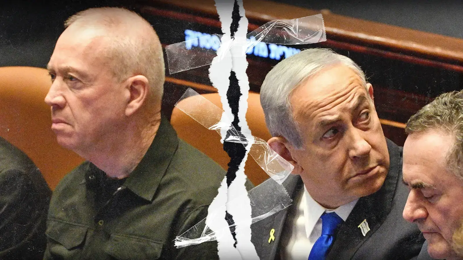 קרע בין ראש הממשלה בנימין נתניהו ושר הביטחון יואב גלנט
