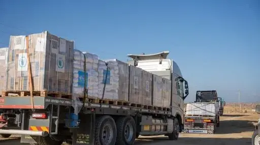 פתיחת מעבר 'כיסופים' להעברת סיוע הומניטרי לרצועת עזה פתיחת מעבר 'כיסופים' להעברת סיוע הומניטרי לרצועת עזה