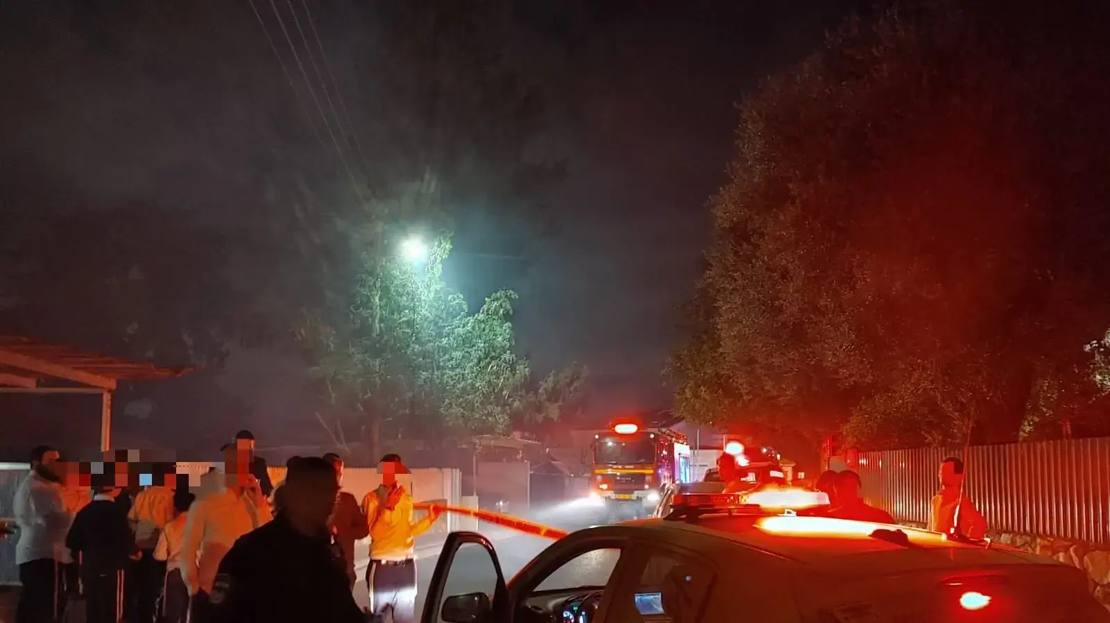 תינוק נספה בשריפה בבית, רכסים, 13 בנובמבר 2024