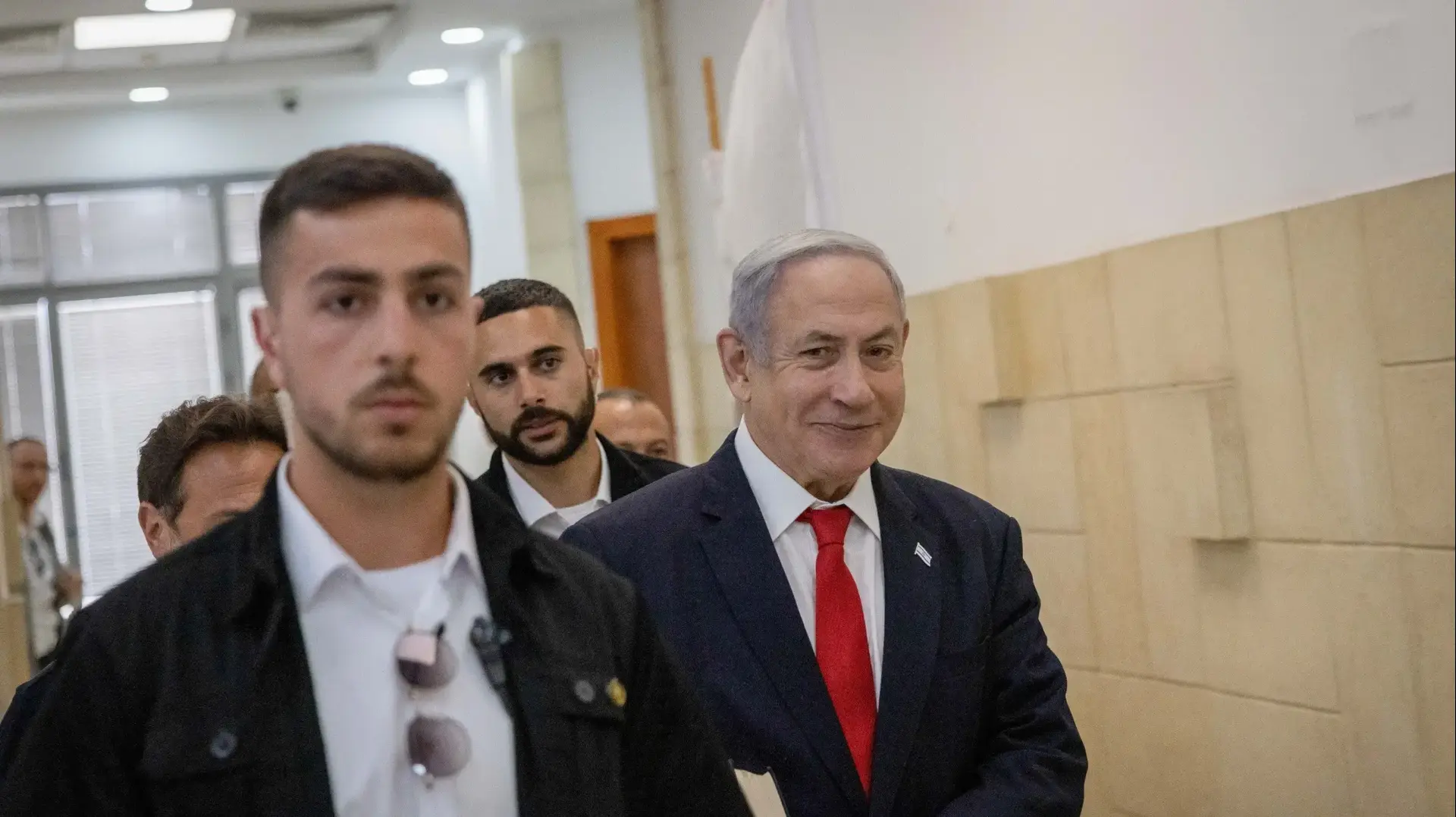 נתניהו בבית המשפט המחוזי בירושלים