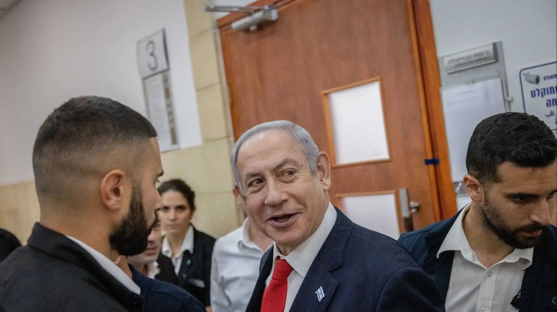 נתניהו בבית המשפט המחוזי בירושלים