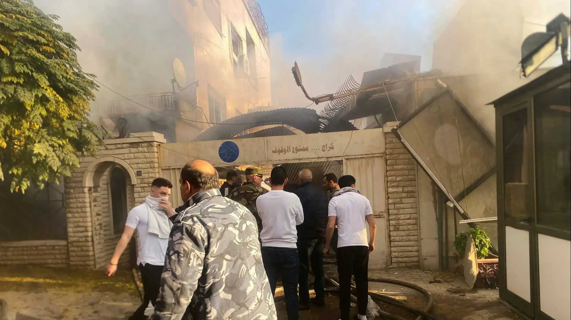 תוצאות תקיפה ישראלית בשכונת מאזה בדמשק, 14 בנובמבר 2024 תוצאות תקיפה ישראלית בשכונת מאזה בדמשק, 14 בנובמבר 2024