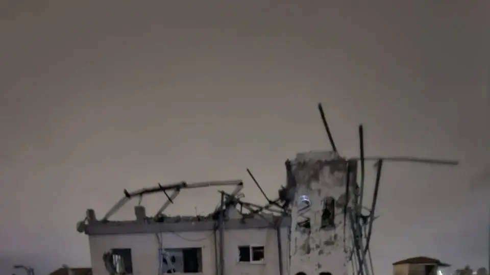 פגיעה ישירה במבנה בשפרעם פגיעה ישירה במבנה בשפרעם