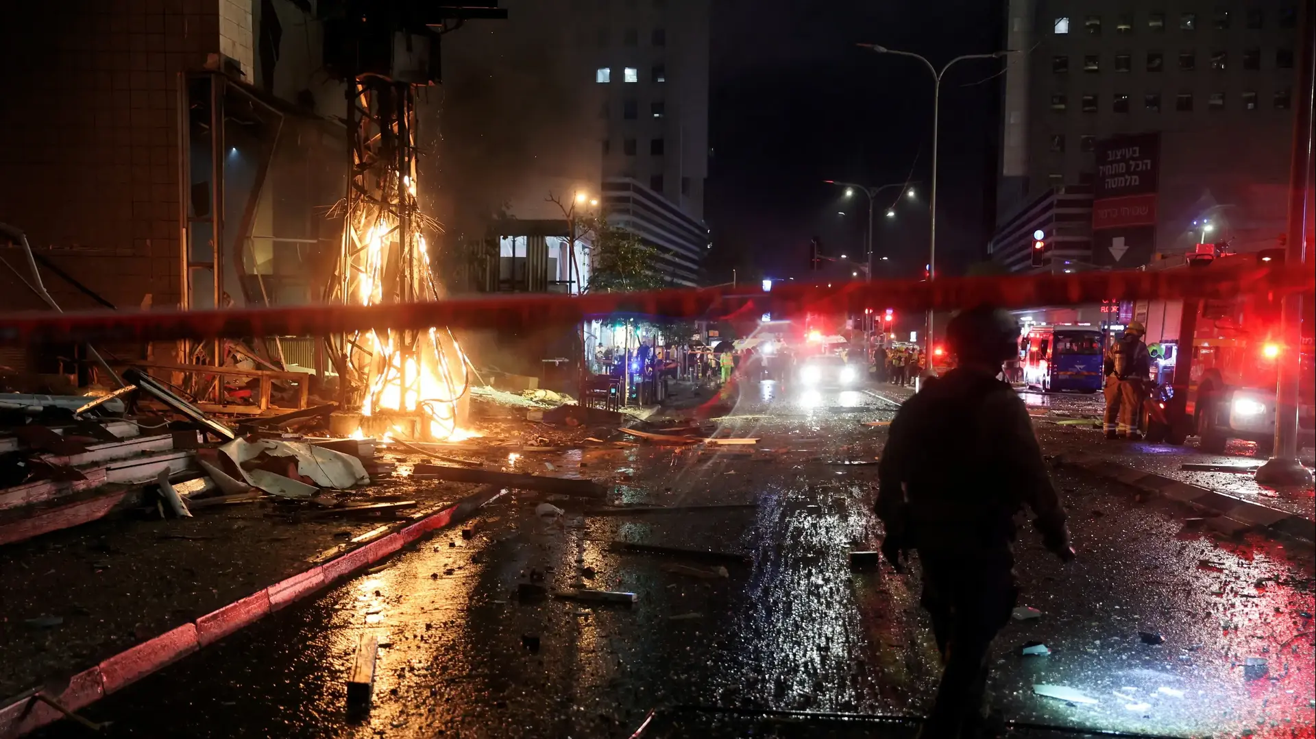 זירת הנפילה בבני ברק. 18 בנובמבר 2024 זירת הנפילה בבני ברק. 18 בנובמבר 2024
