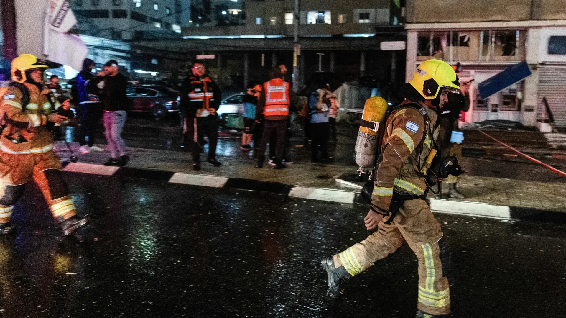 זירת הנפילה בבני ברק. 18 בנובמבר 2024 זירת הנפילה בבני ברק. 18 בנובמבר 2024
