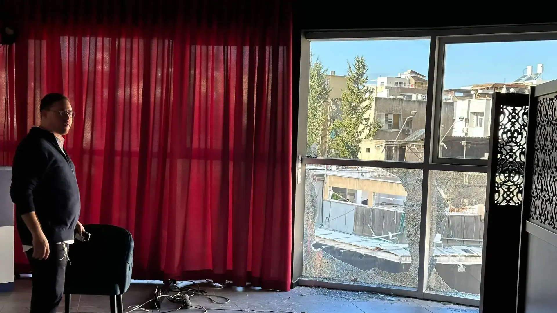 זירת הנפילה בבני ברק. 19 בנובמבר 2024 זירת הנפילה בבני ברק. 19 בנובמבר 2024