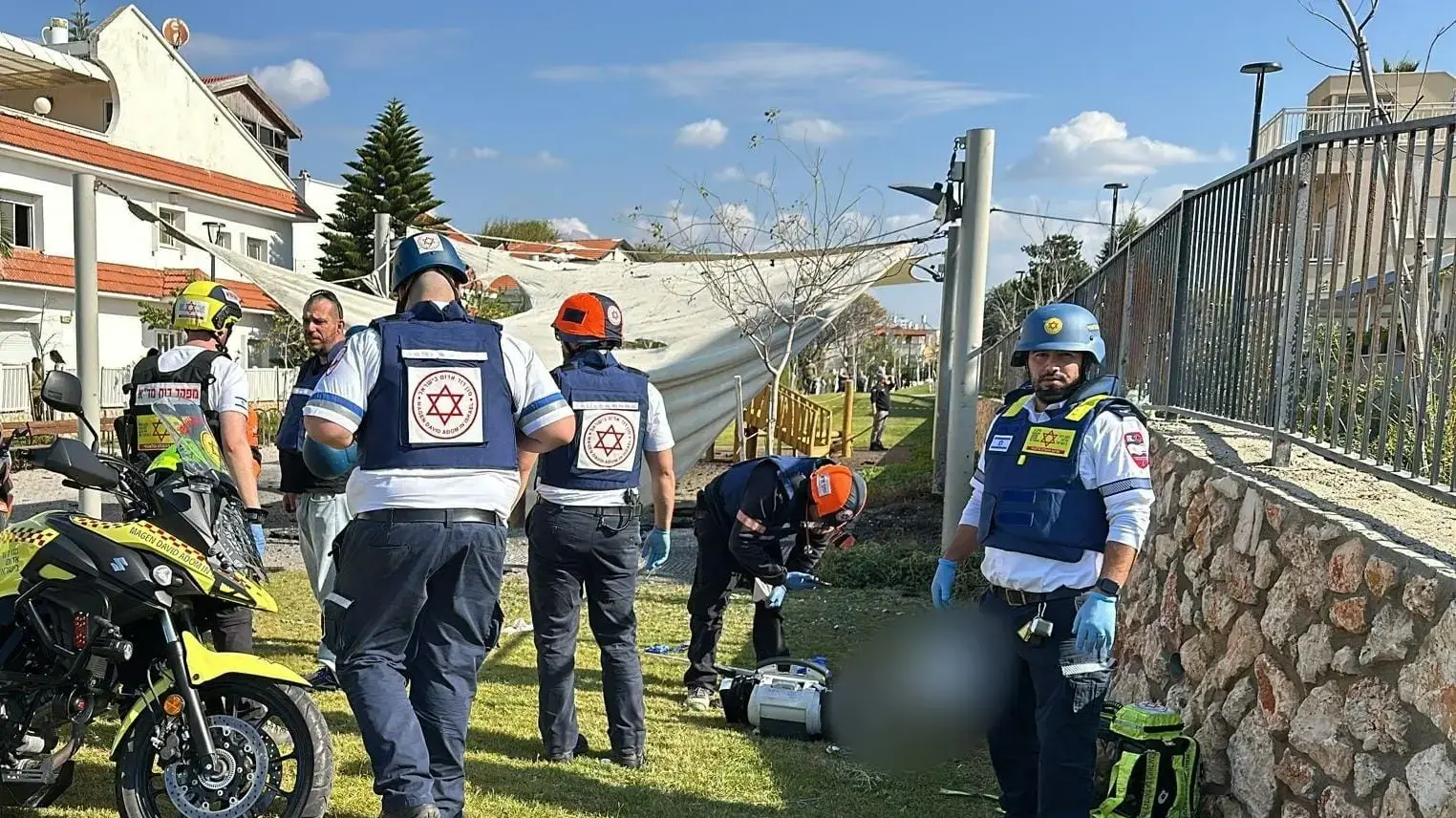 הרוג בזירת נפילה, גן משחקים, נהריה, 21 באוקטובר 2024 הרוג בזירת נפילה, גן משחקים, נהריה, 21 באוקטובר 2024