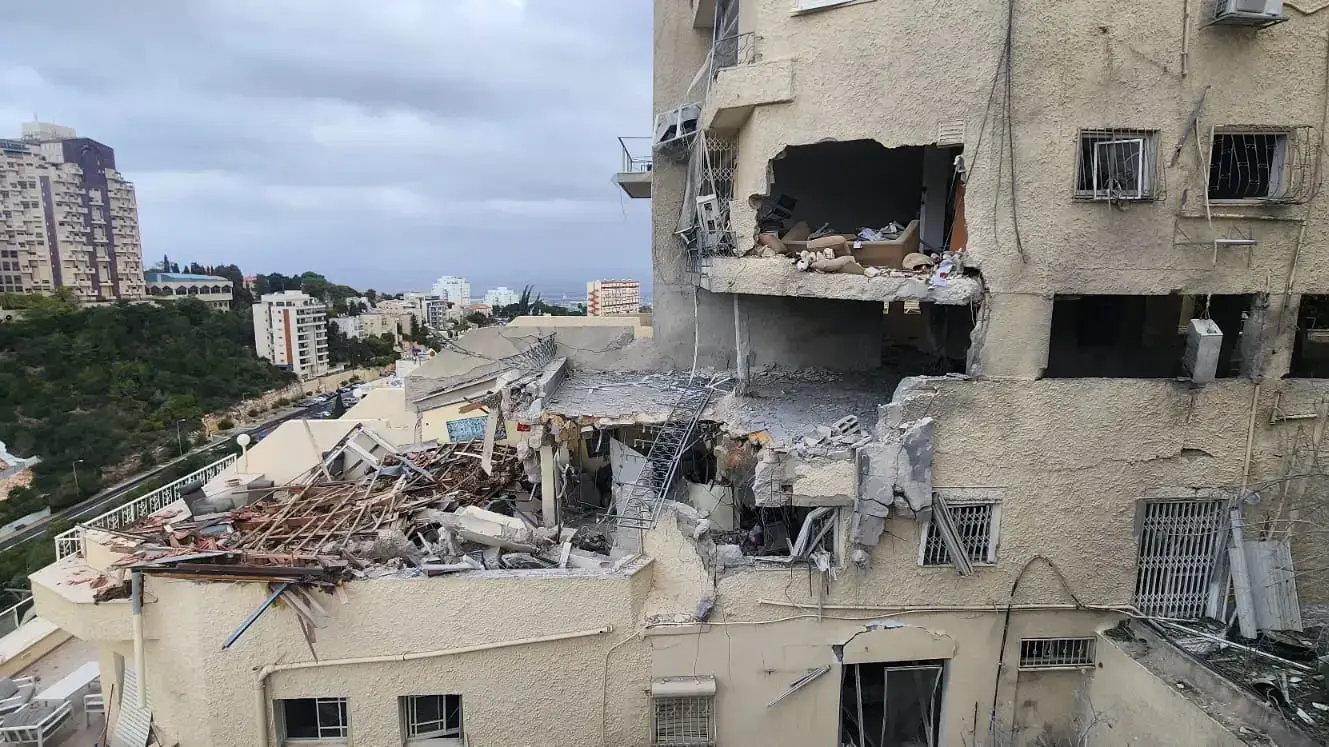 זירת נפילה, רח' שוהם, חיפה, 24 בנובמבר 2024 זירת נפילה, רח' שוהם, חיפה, 24 בנובמבר 2024