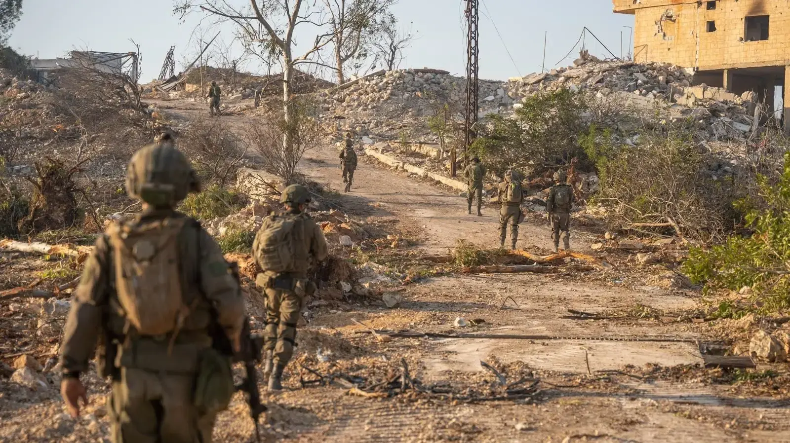 פעילות כוחות אוגדה 36 בדרום לבנון