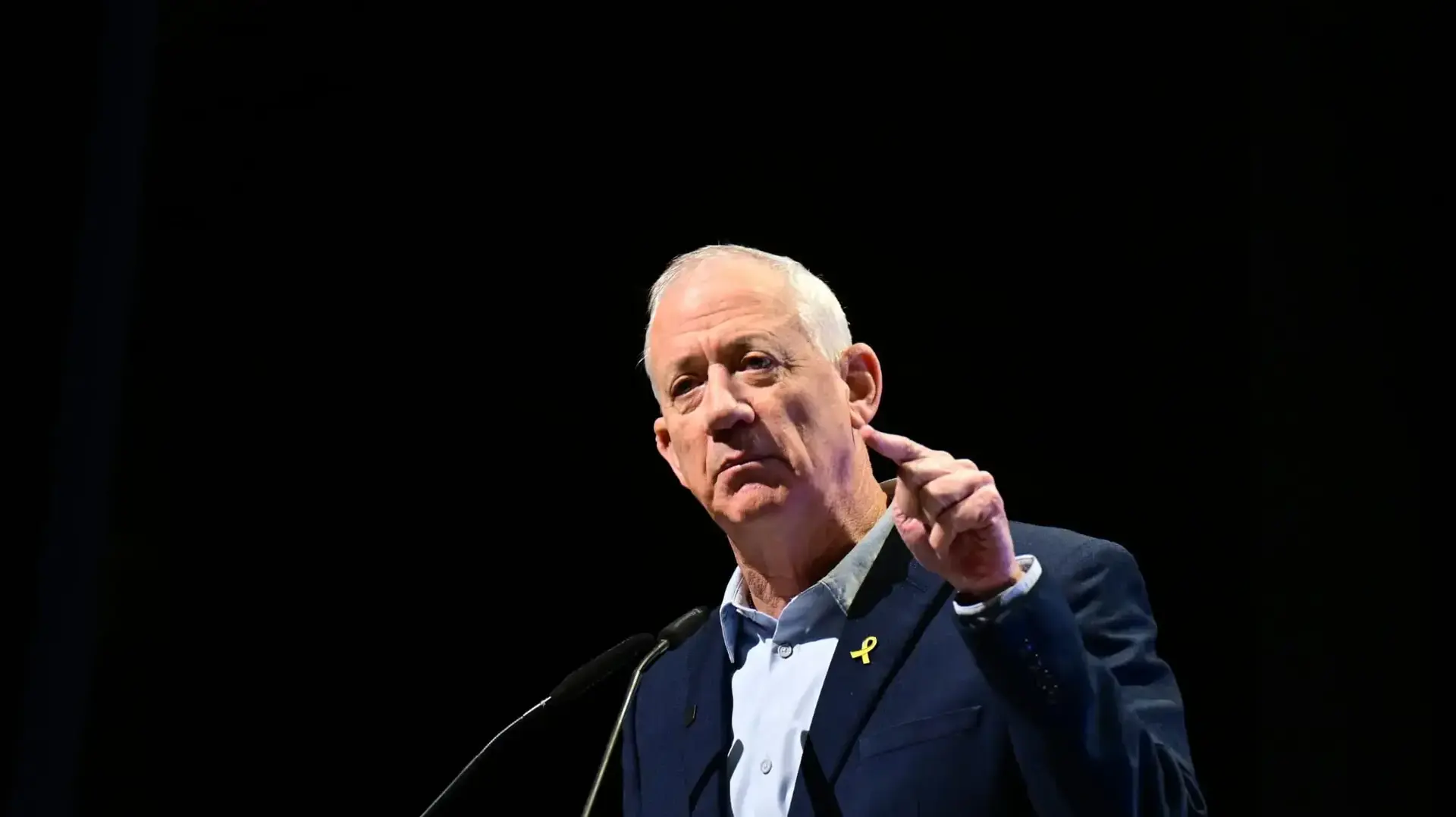 בני גנץ בועידת עוגן בנושא המשבר הכלכלי בעקבות ימי מלחמה, מוזיאון ארץ ישראל בתל אביב.
צילום: יוסי זליגר/TPS בני גנץ בועידת עוגן בנושא המשבר הכלכלי בעקבות ימי מלחמה, מוזיאון ארץ ישראל בתל אביב.
צילום: יוסי זליגר/TPS