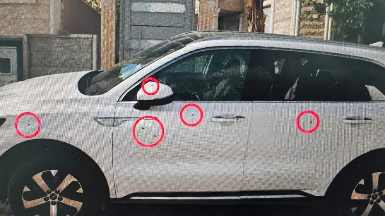 התיעוד שהפליל את החשוד בירי לעבר ריכבו של ראש העיר רהט התיעוד שהפליל את החשוד בירי לעבר ריכבו של ראש העיר רהט