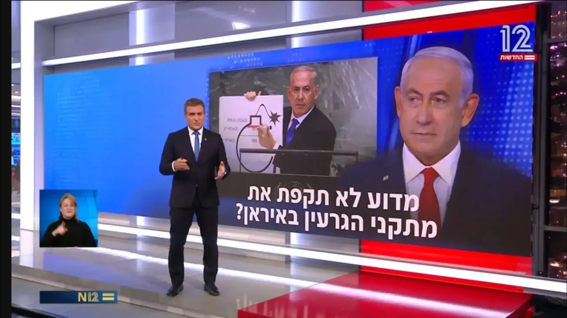 דני קושמרו "מראיין" את בנימין נתניהו, אולפן שישי דני קושמרו "מראיין" את בנימין נתניהו, אולפן שישי