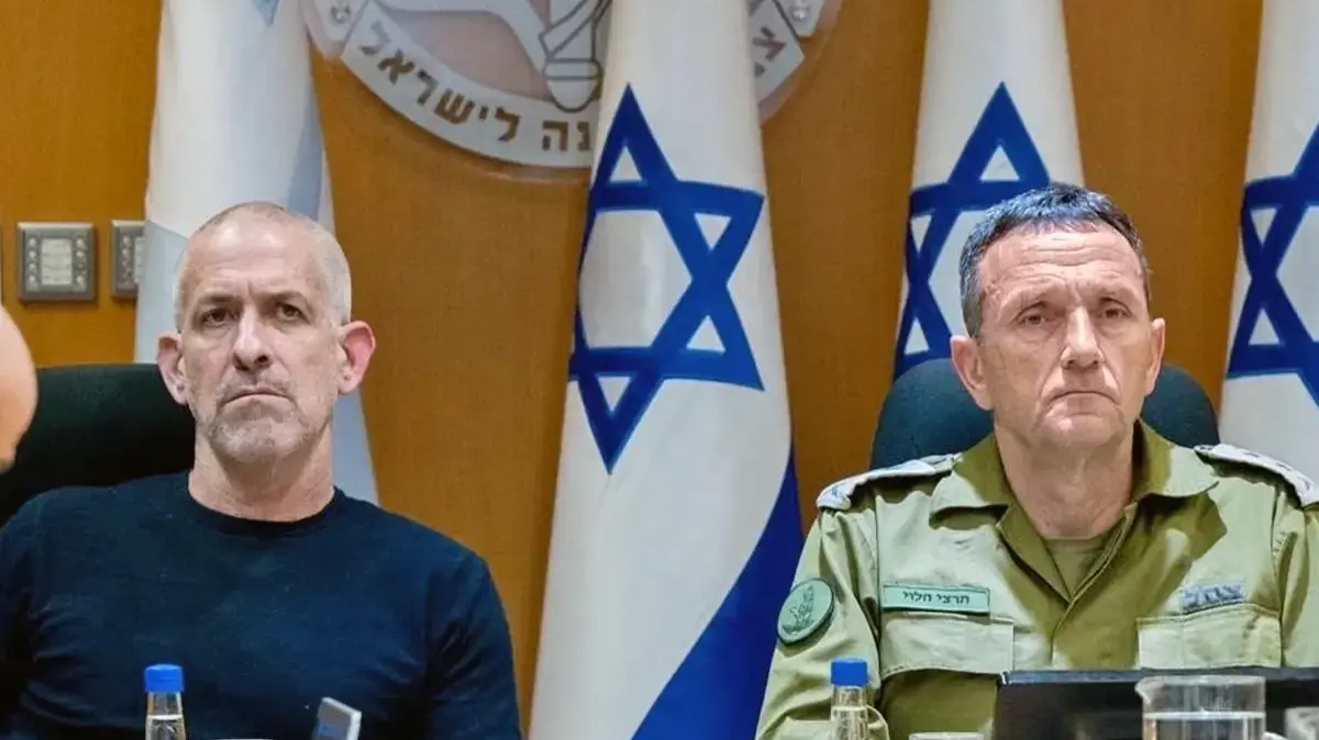 הרמטכ״ל הרצי הלוי, ראש השב״כ רונן בר הרמטכ״ל הרצי הלוי, ראש השב״כ רונן בר