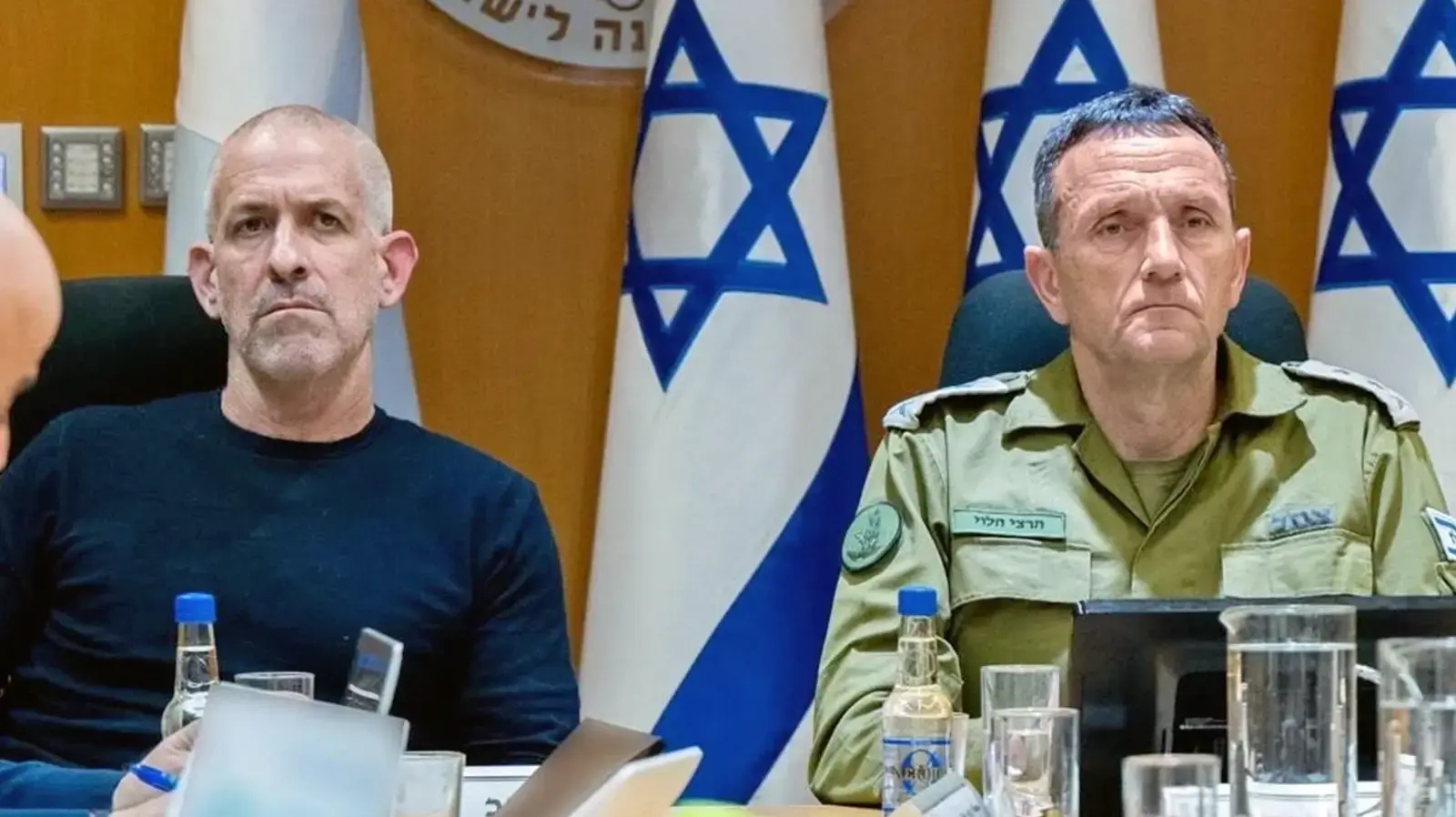 הרמטכ״ל הרצי הלוי, ראש השב״כ רונן בר הרמטכ״ל הרצי הלוי, ראש השב״כ רונן בר