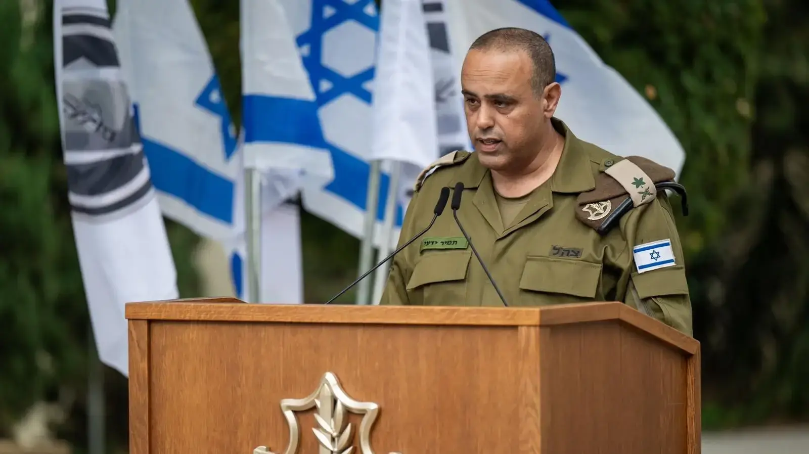 מפקד זרוע היבשה היוצא, תמיר ידעי, טקס חילופי מפקד זרוע היבשה