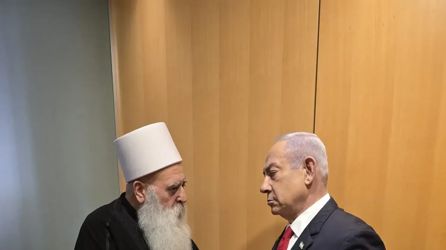 ראש העדה הדרוזית השייח' מופק טריף פגש היום את ראש הממשלה בנימין נתניהו ראש העדה הדרוזית השייח' מופק טריף פגש היום את ראש הממשלה בנימין נתניהו