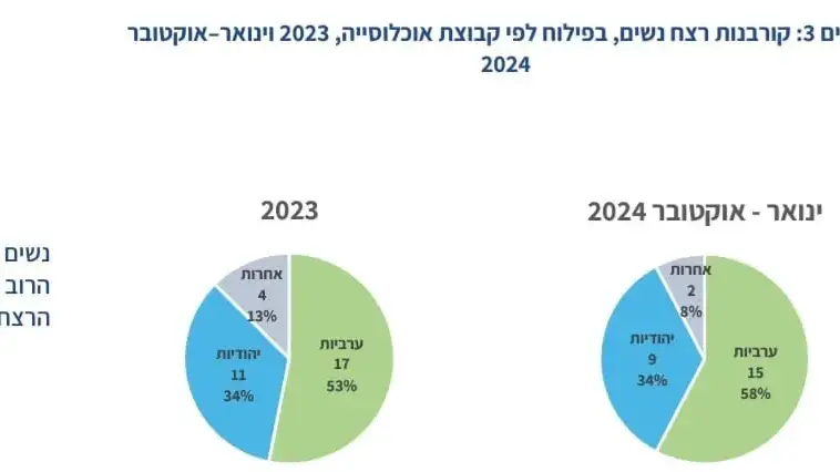 שיא במספר הנשים שנרצחו בישראל שיא במספר הנשים שנרצחו בישראל